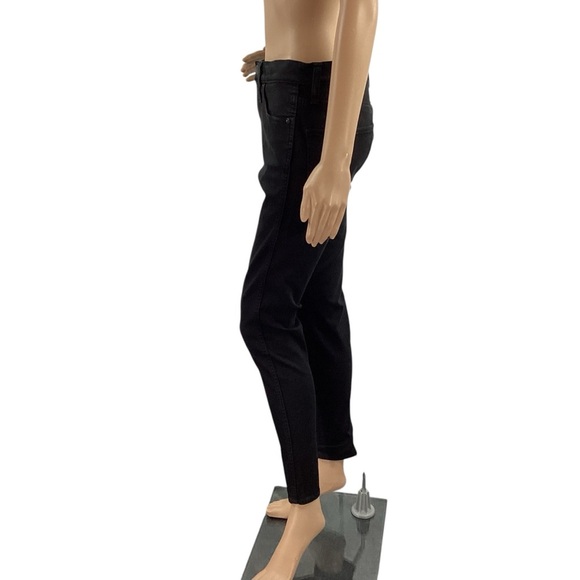 Madewell 10" High Riser Skinny Skinny Jeans Black Size 30 - Picture 4 of 7